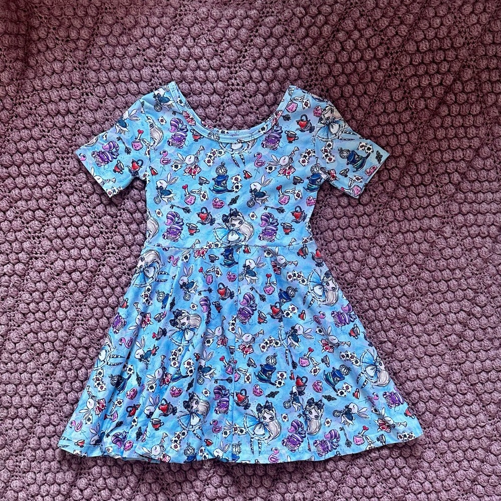 Alice in Wonderland Twirl Dress 4T
